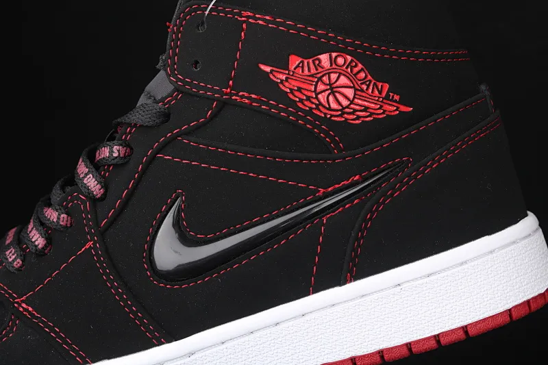 All categories Air Jordan Jordan series basketball shoes Air Jordan 1 Mid Air Jordan 1'07 Mid Fearless AJ1 Joe 1 Dark Night Red Suede Red CK5665-062